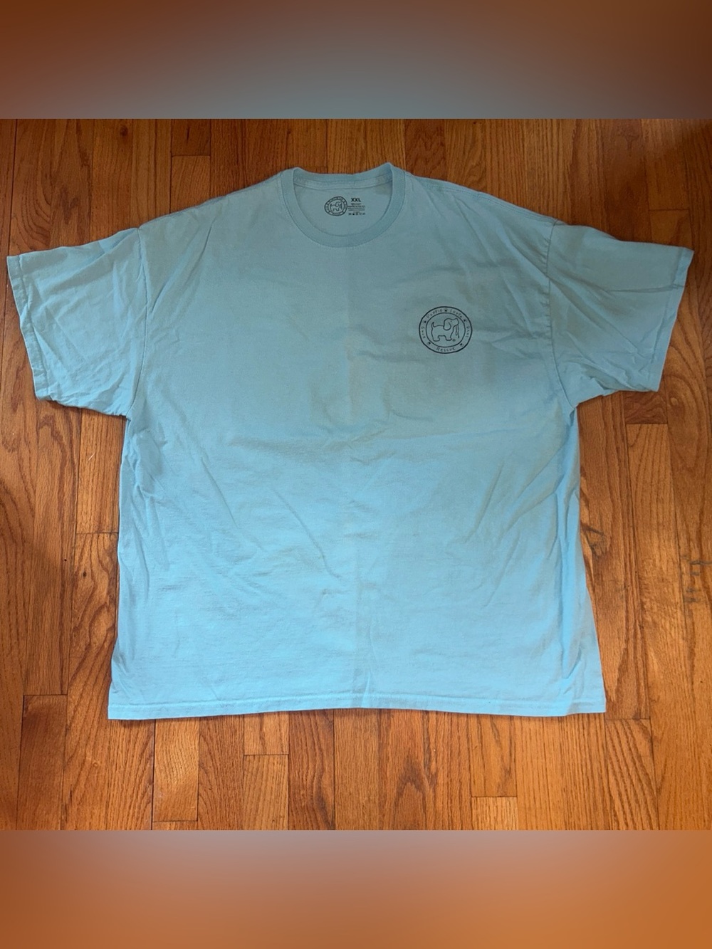 Puppie love Classic Light Blue Crewneck Shirt